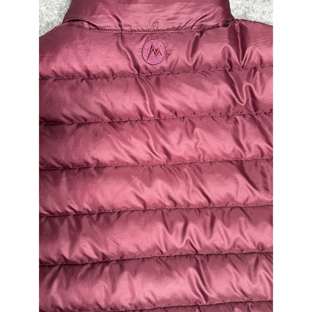 Marmot Jacket Womens Small Maroon Red/Purple 700 Fill Down Puffer Coat - Picture 12 of 14